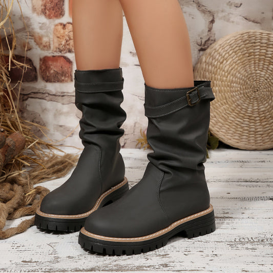 Chic Orthopedic Boots with Unique Design