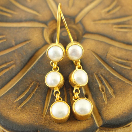 Vintage Handmade Pearl Earring