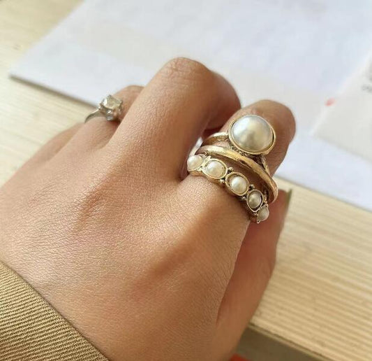 Stunning Pearl Ring for Daily Wear