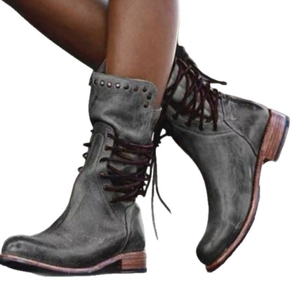 Vintage Inspired Orthopedic Boots