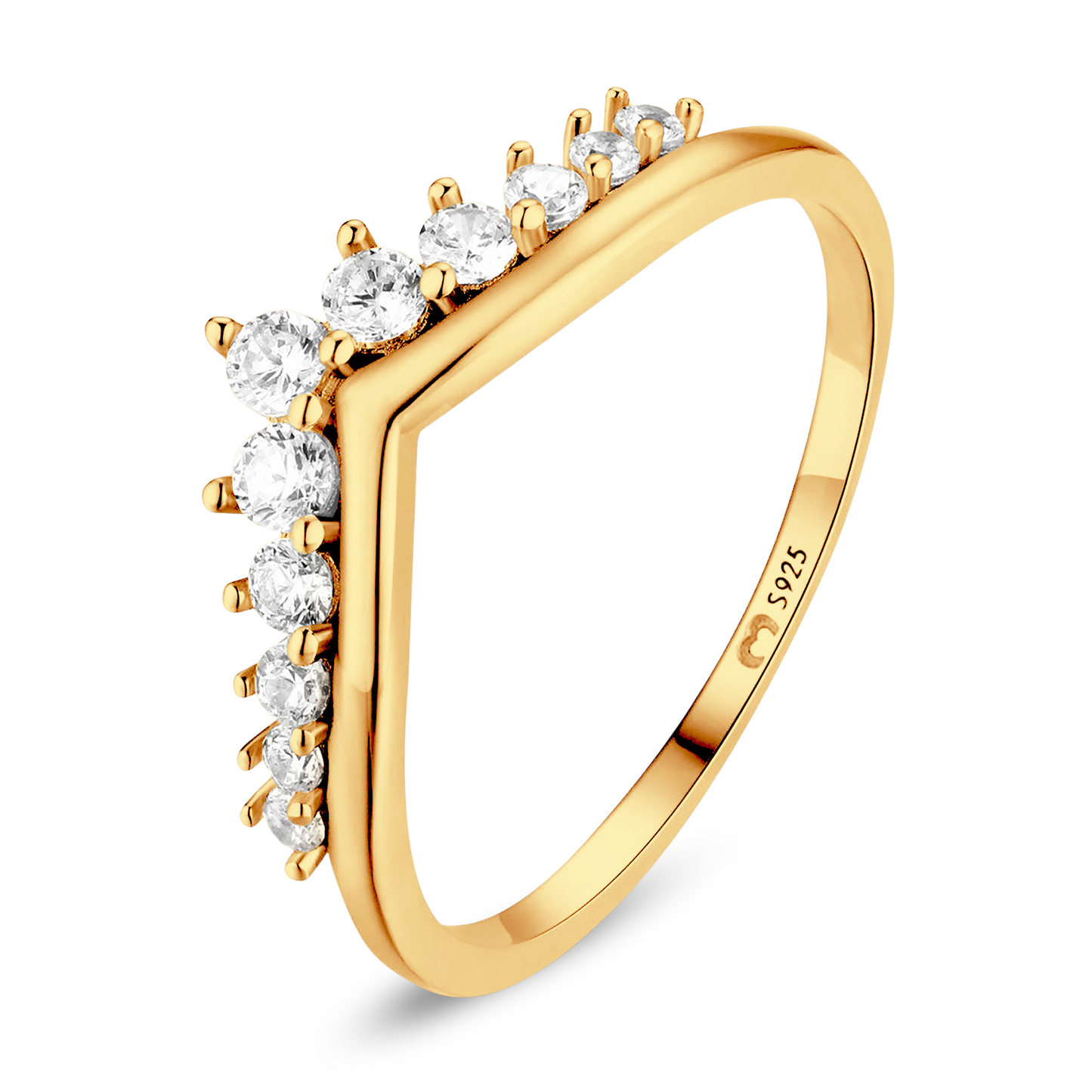 Zirconia Crown Ring