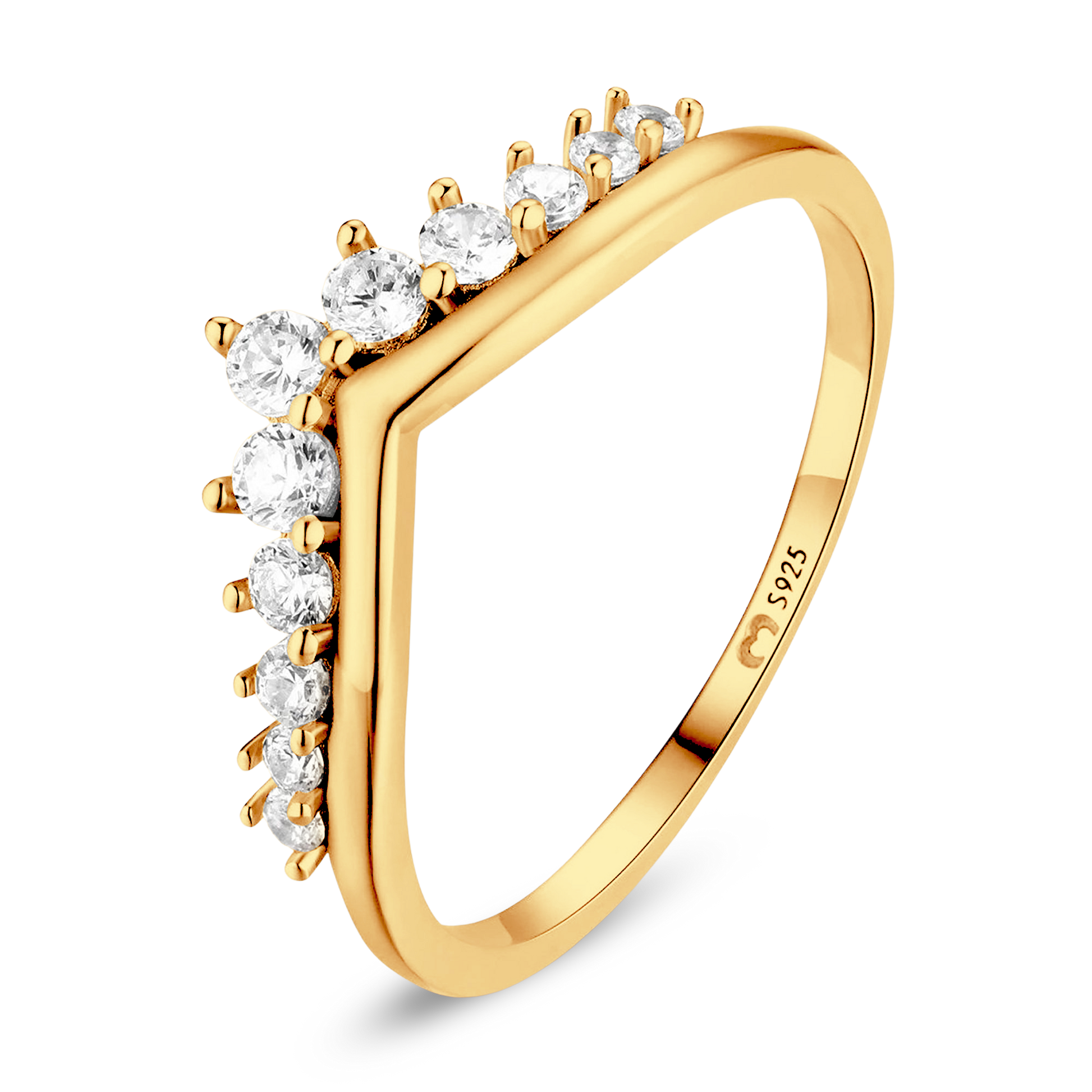 Zirconia Crown Ring