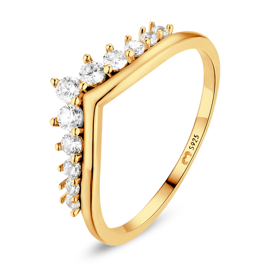 Zirconia Crown Ring