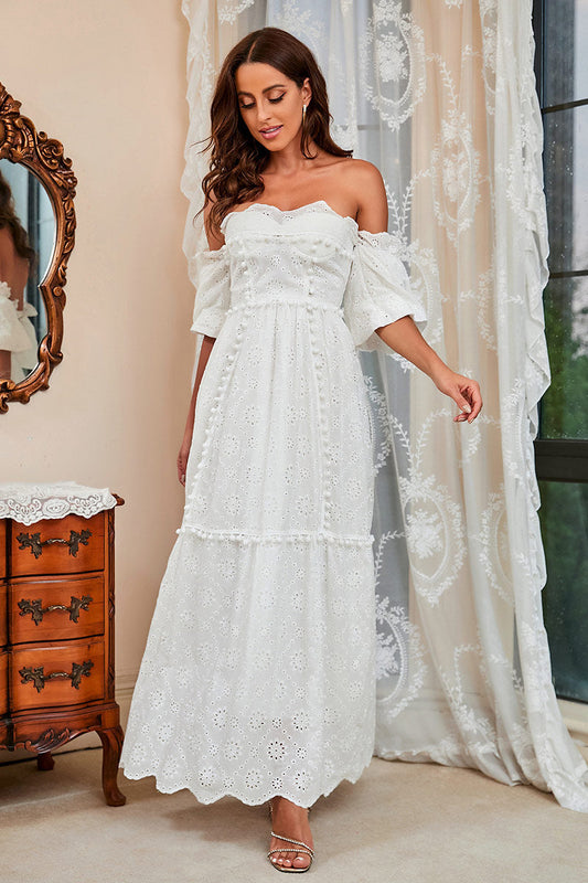 A Vintage Style Dress with Delicate Timeless Details