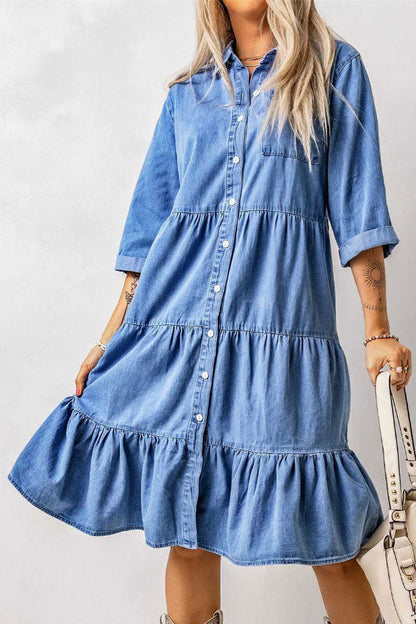 Classic Vintage Dress with a Flattering Fit