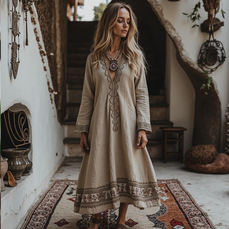 Elegantly Styled Dress for Everyday Wear