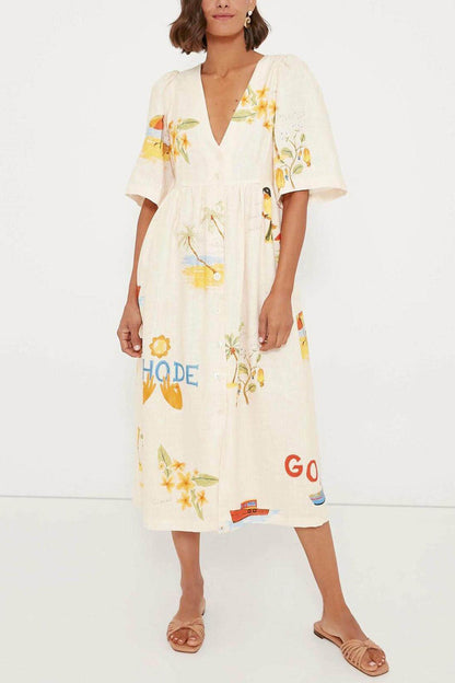 Classic Vintage Dress with a Flattering Fit
