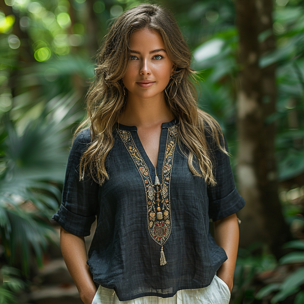 A Vintage Style Top with Delicate Timeless Details