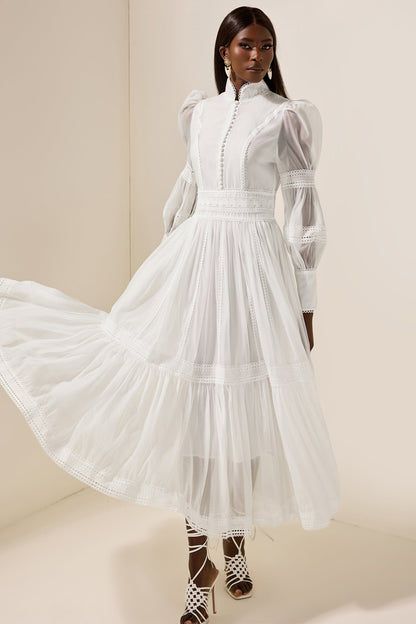 A Vintage Style Dress with Delicate Timeless Details