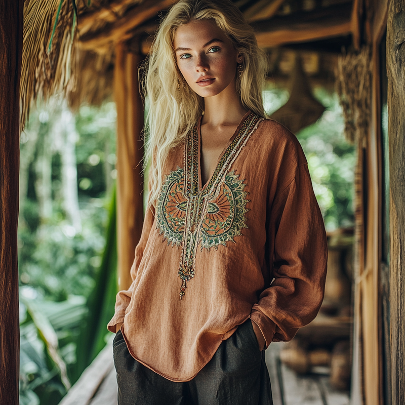Well Tailored T-Shirt with a Graceful Silhouette