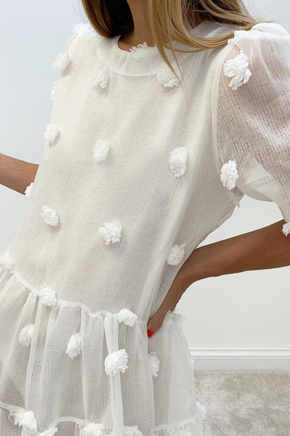 A Vintage Style Dress with Delicate Timeless Details