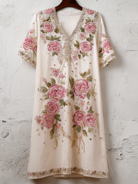 A Vintage Style Dress with Delicate Timeless Details