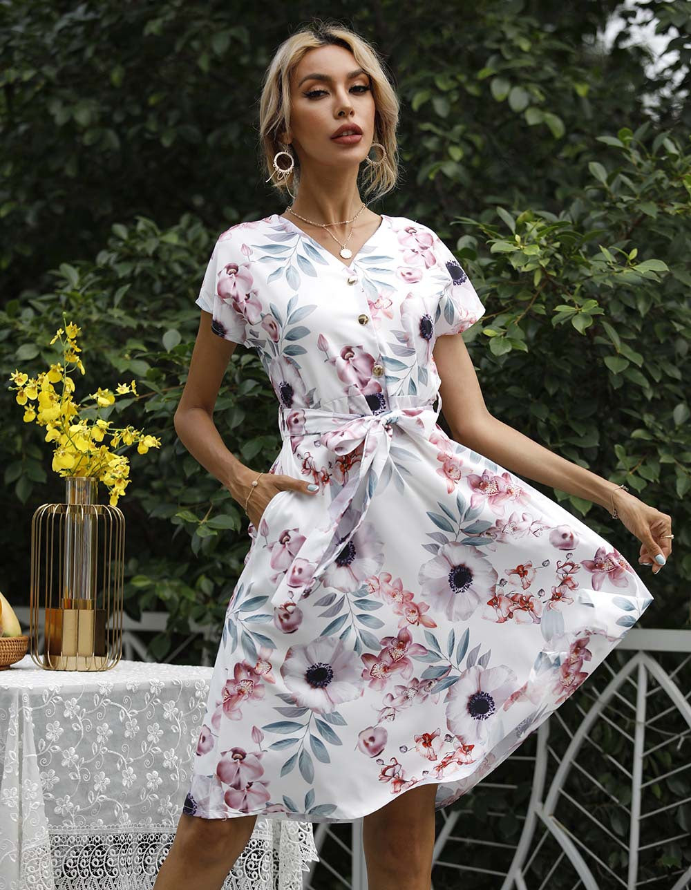 Elegantly Styled Dress for Everyday Wear