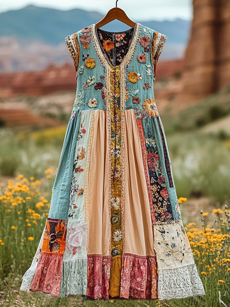 A Vintage Style Dress with Delicate Timeless Details