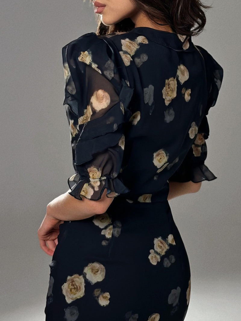 A Vintage Style Dress with Delicate Timeless Details