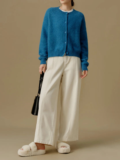 A Vintage Style Cardigan with Delicate Timeless Details