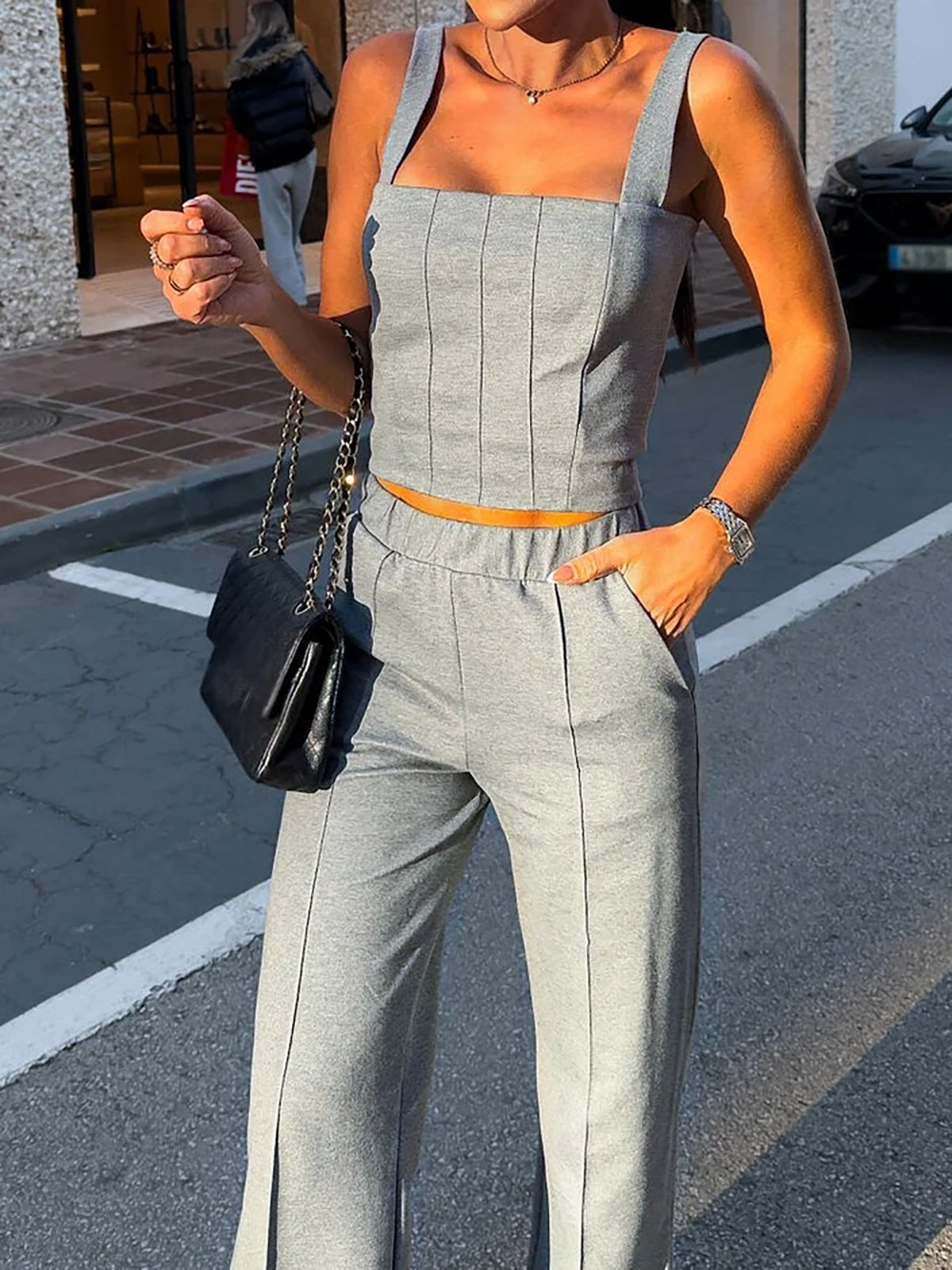 A Vintage Style Pants with Delicate Timeless Details
