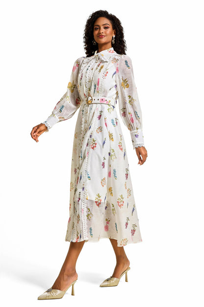 A Vintage Style Dress with Delicate Timeless Details