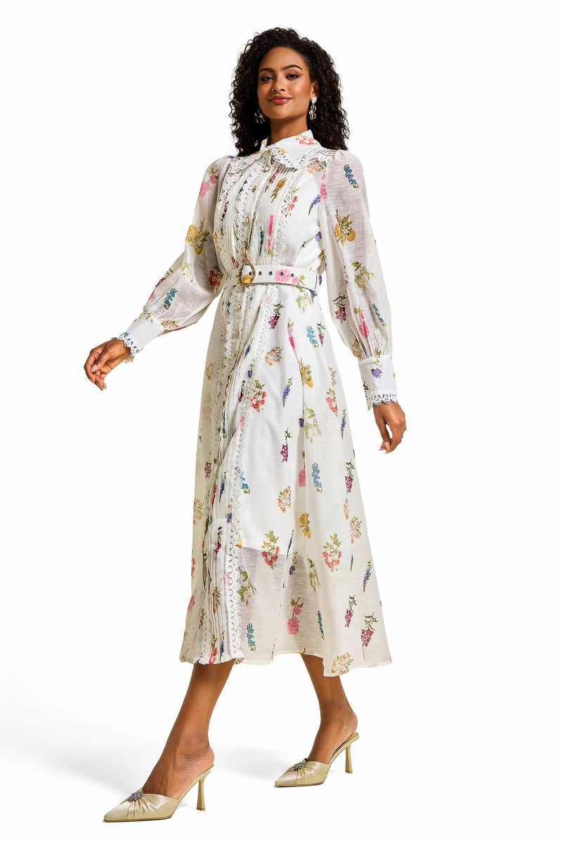 A Vintage Style Dress with Delicate Timeless Details