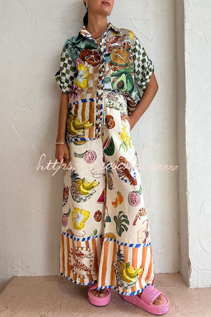A Vintage Style Pants with Delicate Timeless Details