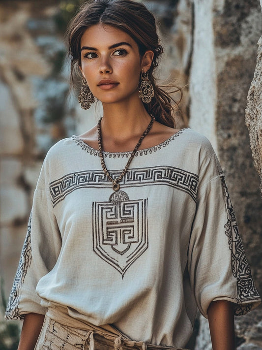A Vintage Style Blouse with Delicate Timeless Details