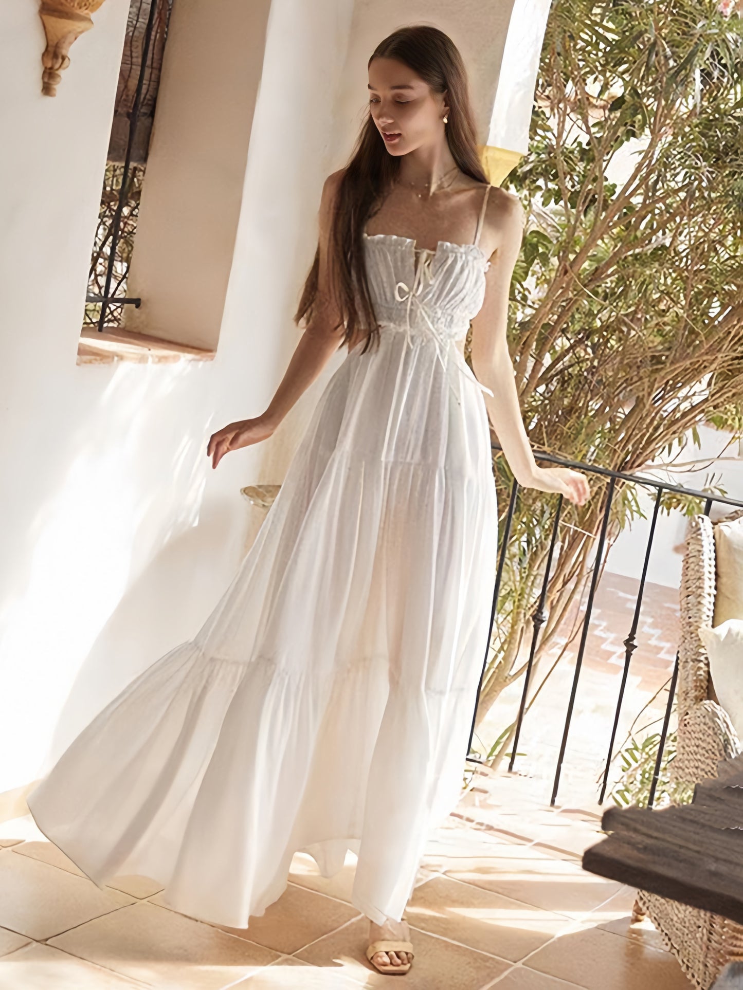 A Vintage Style Dress with Delicate Timeless Details