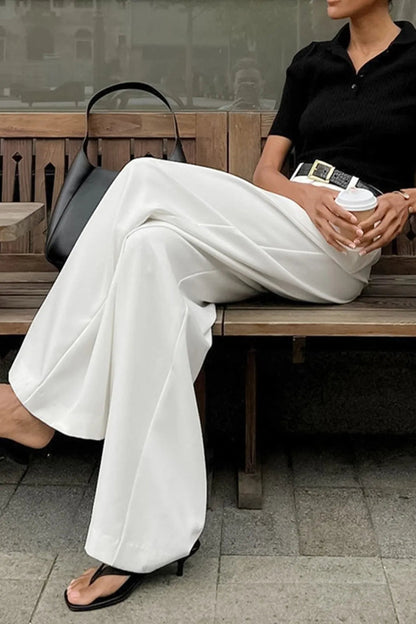 A Vintage Style Pants with Delicate Timeless Details