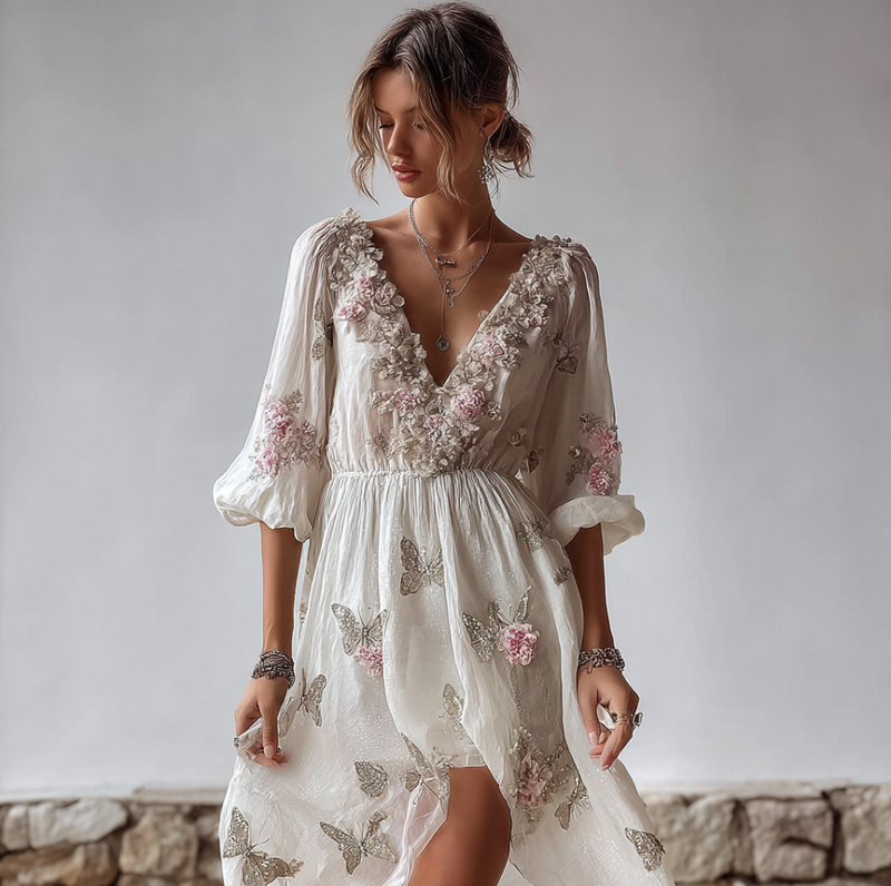 Classic Vintage Dress with a Flattering Fit