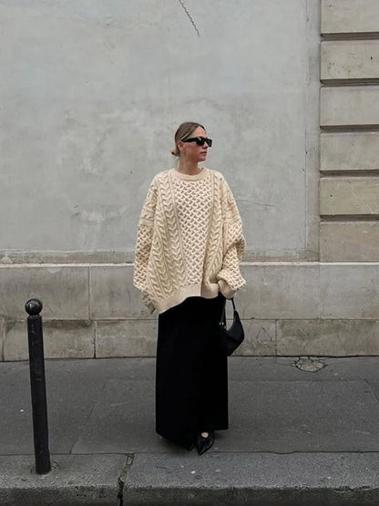 Vintage Inspired Sweater with a Contemporary Edge