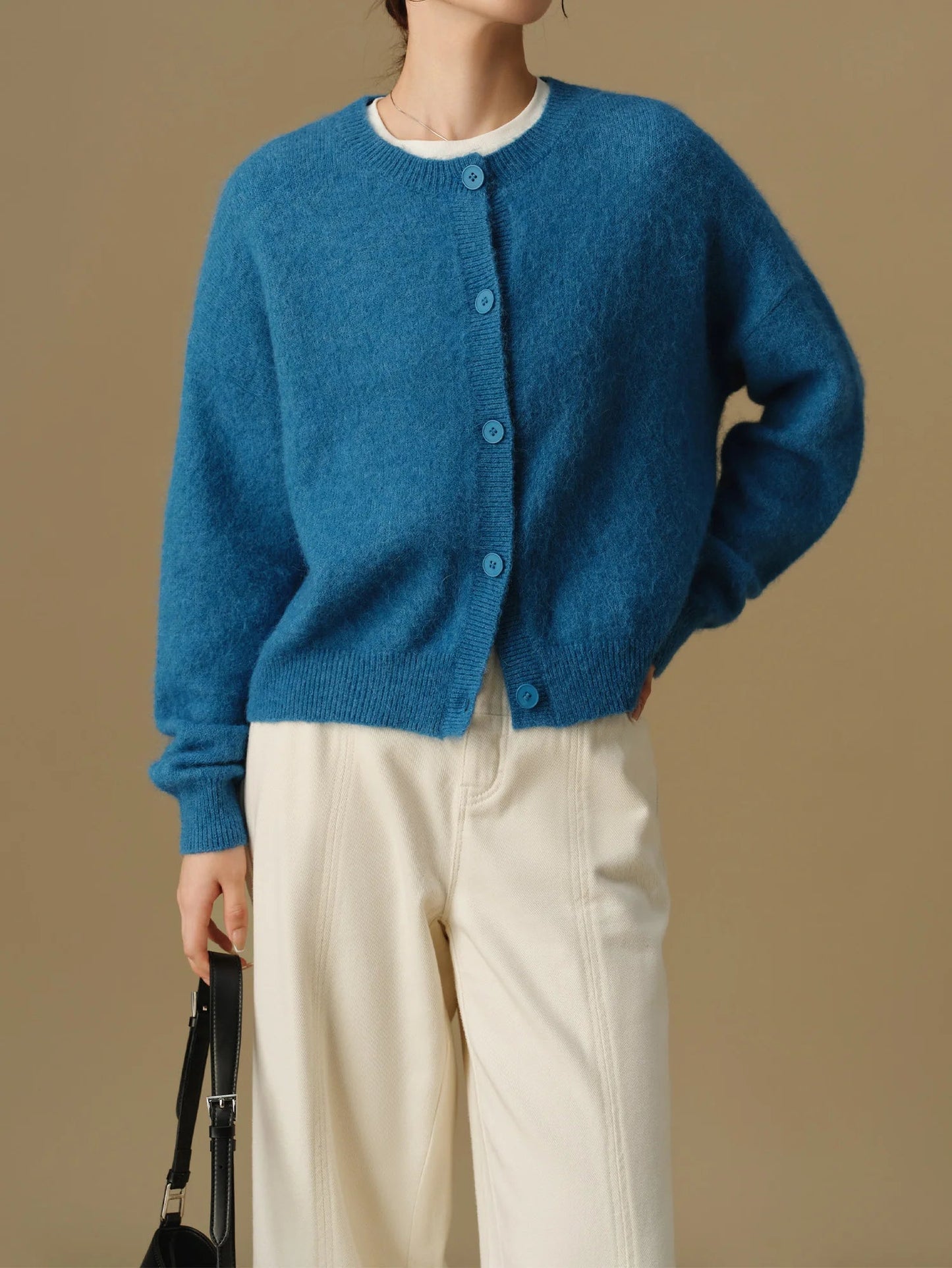 Classic Vintage Cardigan with a Flattering Fit