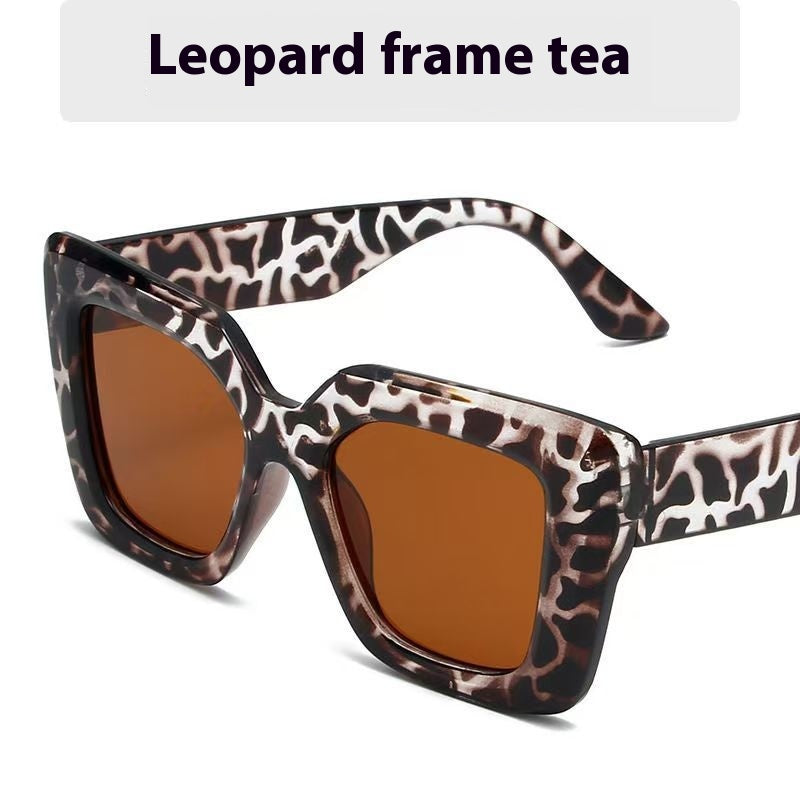 Leopard Print Frame Dried
