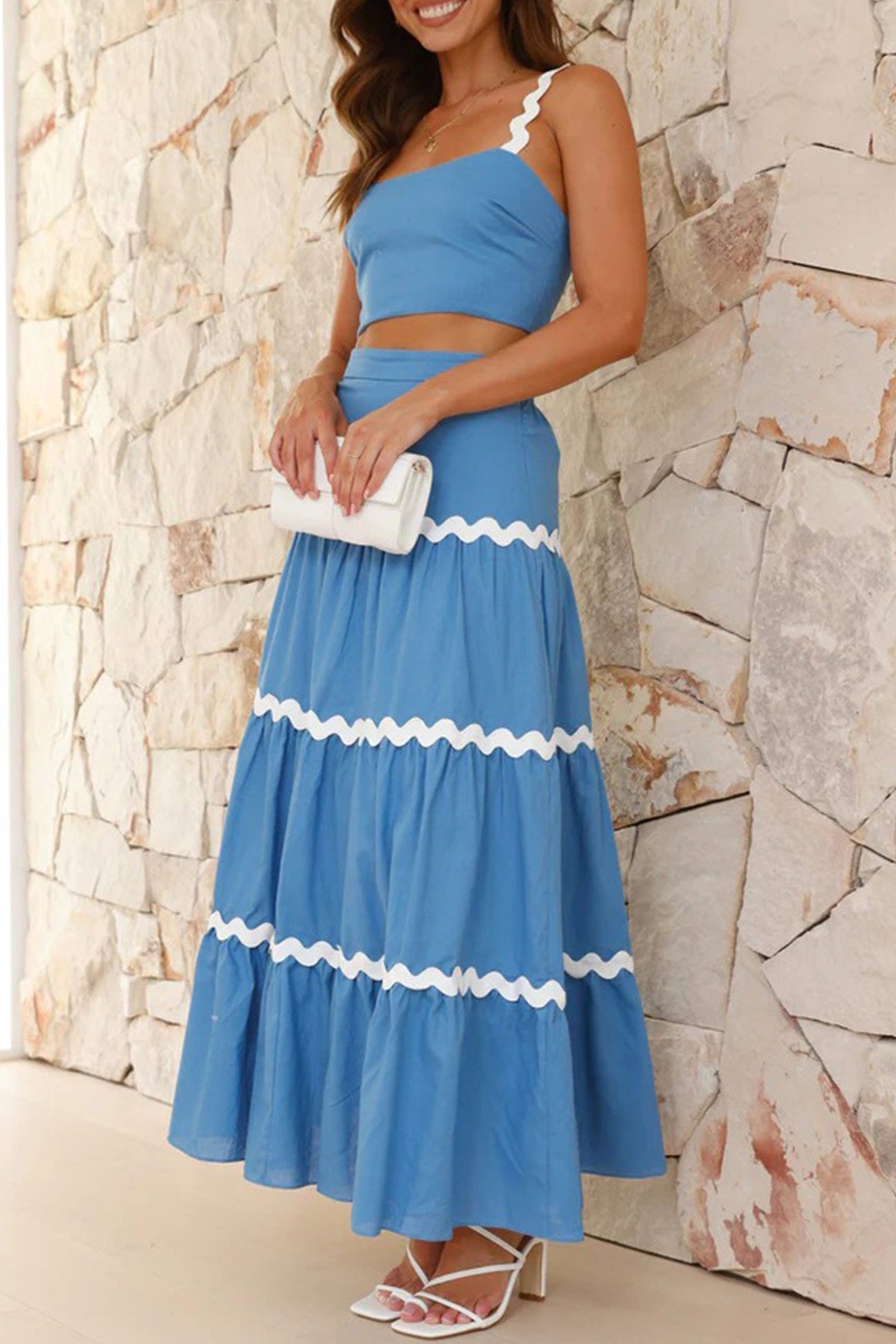 Blue White
