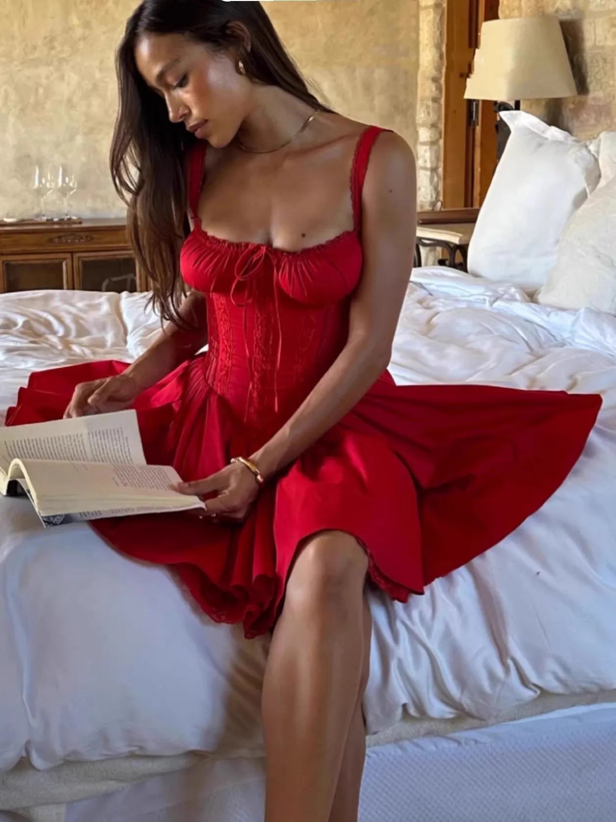A Vintage Style Dress with Delicate Timeless Details