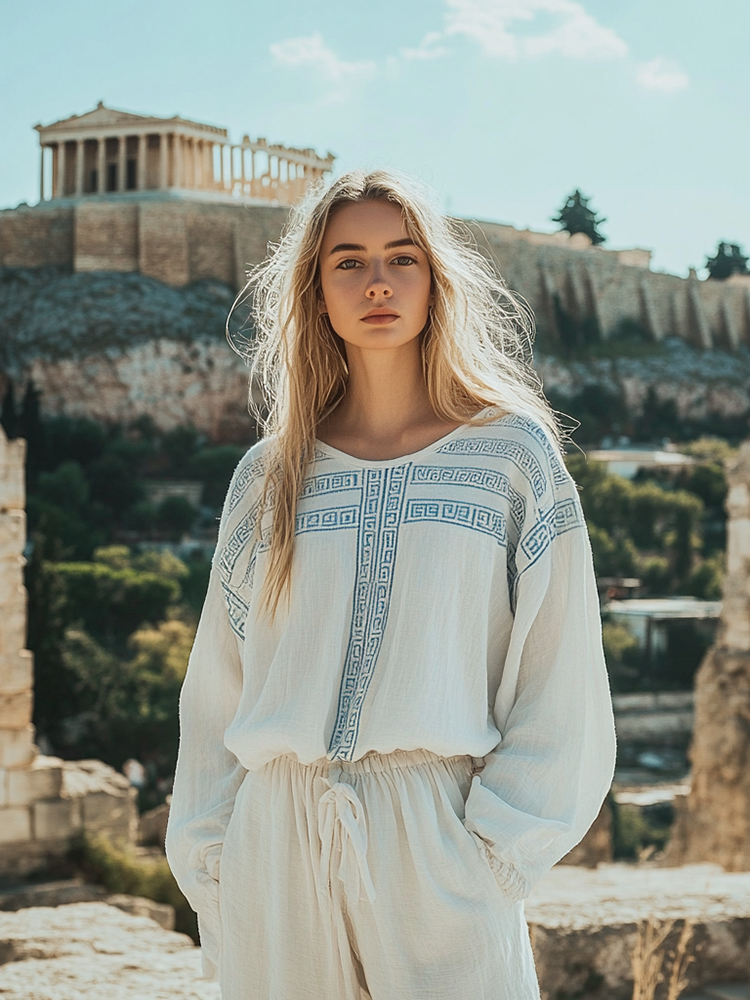 A Vintage Style Shirt with Delicate Timeless Details