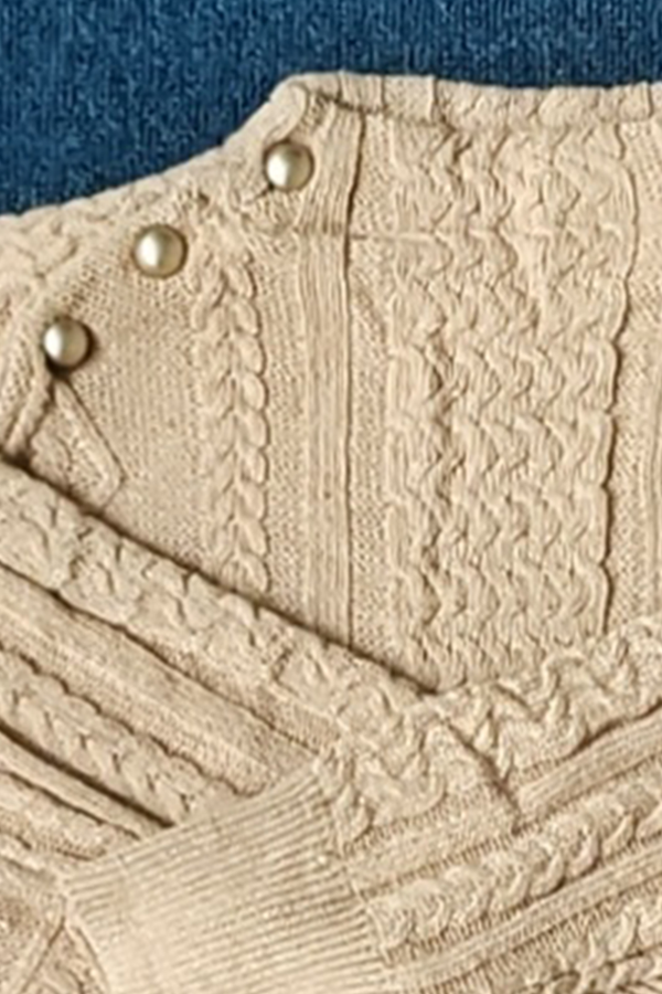Beautifully Finished Sweater in a Timeless Design