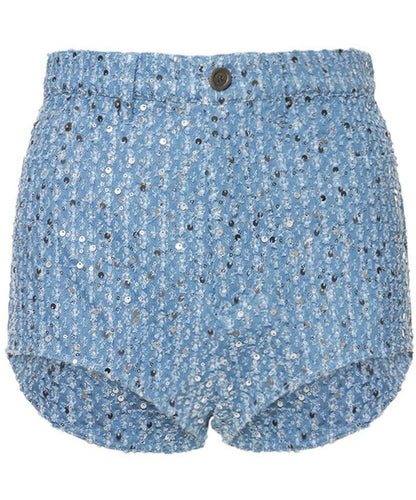 Blue Denim Shorts