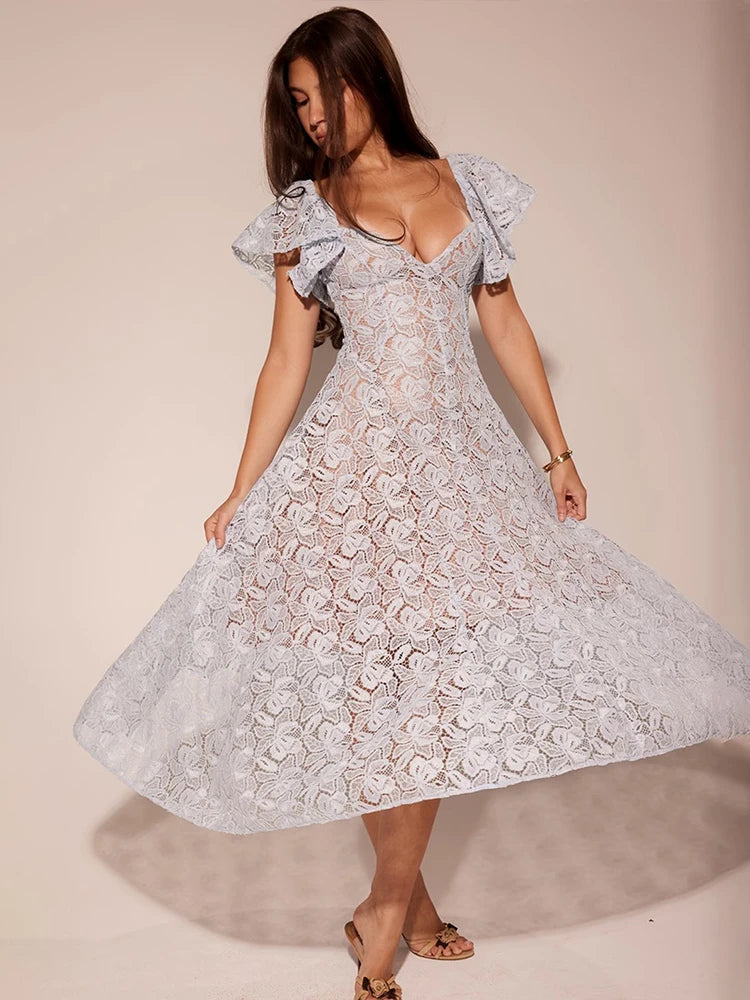 A Vintage Style Dress with Delicate Timeless Details