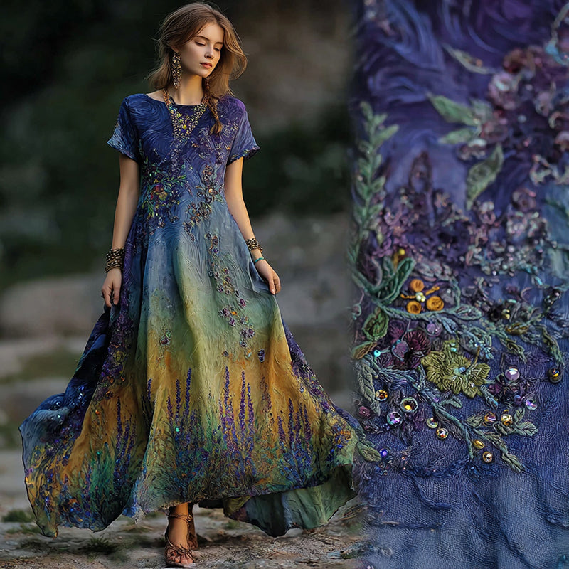 A Vintage Style Dress with Delicate Timeless Details