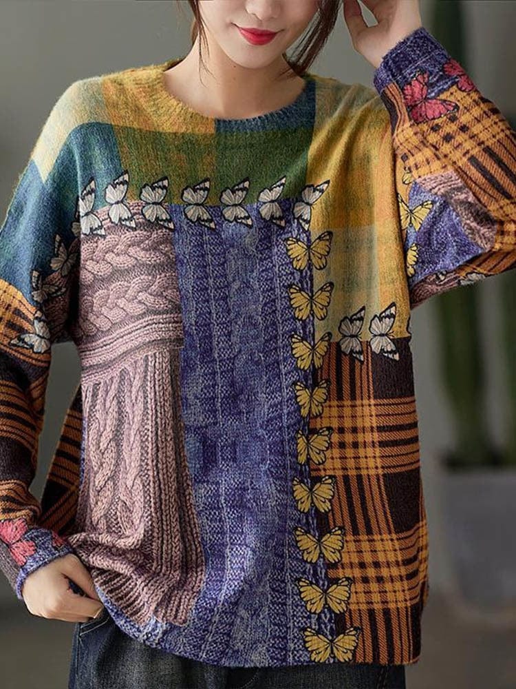 A Vintage Style Sweater with Delicate Timeless Details