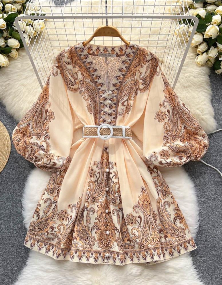 A Vintage Style Dress with Delicate Timeless Details