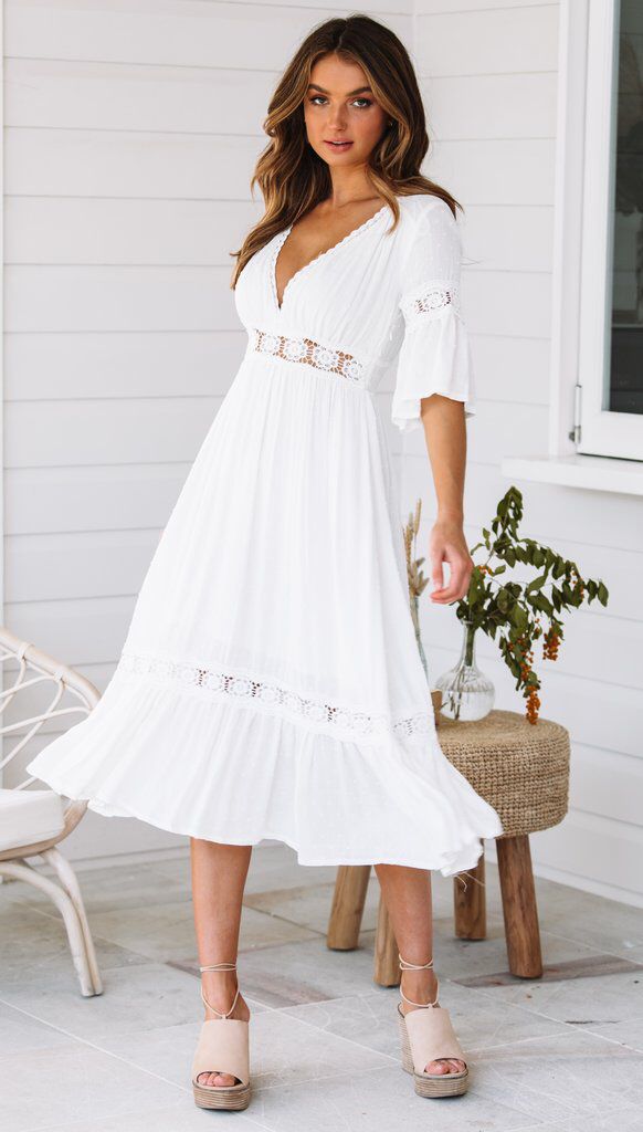A Vintage Style Dress with Delicate Timeless Details