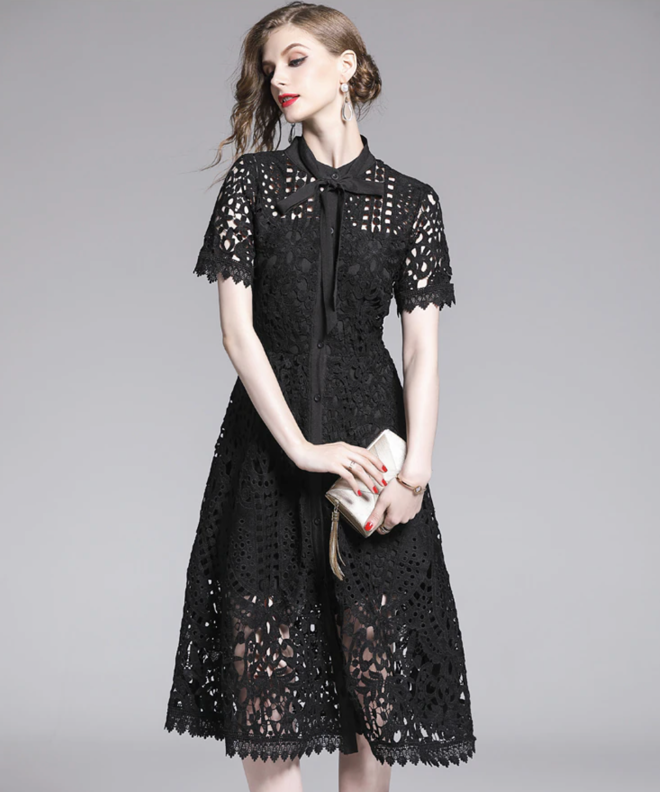 A Vintage Style Dress with Delicate Timeless Details