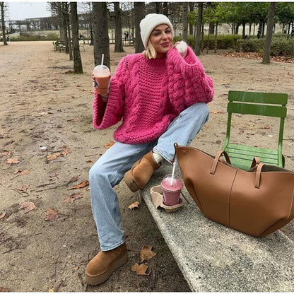A Vintage Style Sweater with Delicate Timeless Details