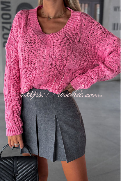 A Vintage Style Sweater with Delicate Timeless Details