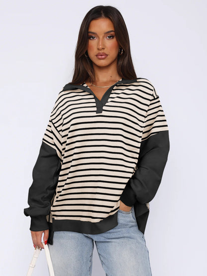 038 Apricot Stripe Black