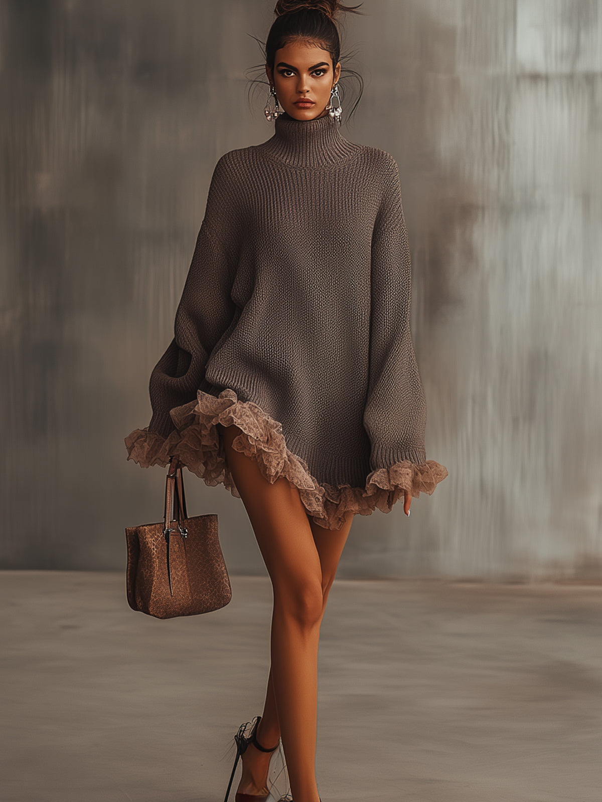 Classic Vintage Sweater with a Flattering Fit