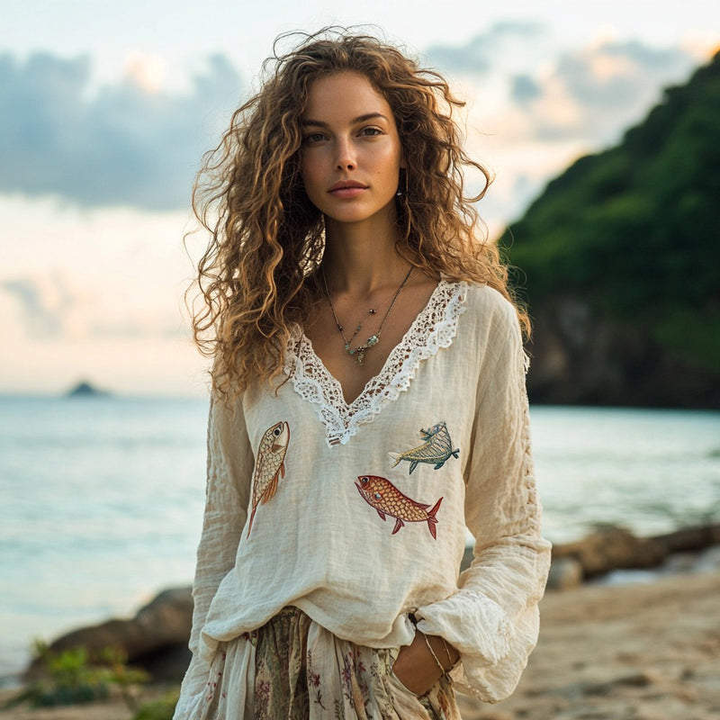 Beautifully Balanced Blouse with Timeless Character