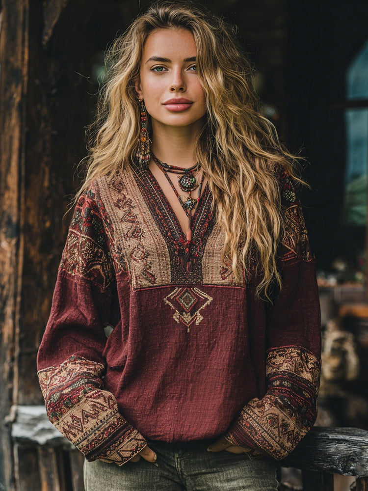 Classic Vintage Top with a Flattering Fit