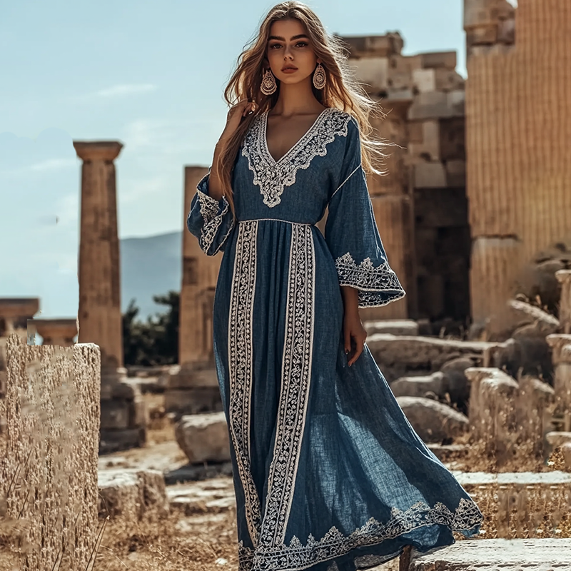 Classic Vintage Dress with a Flattering Fit
