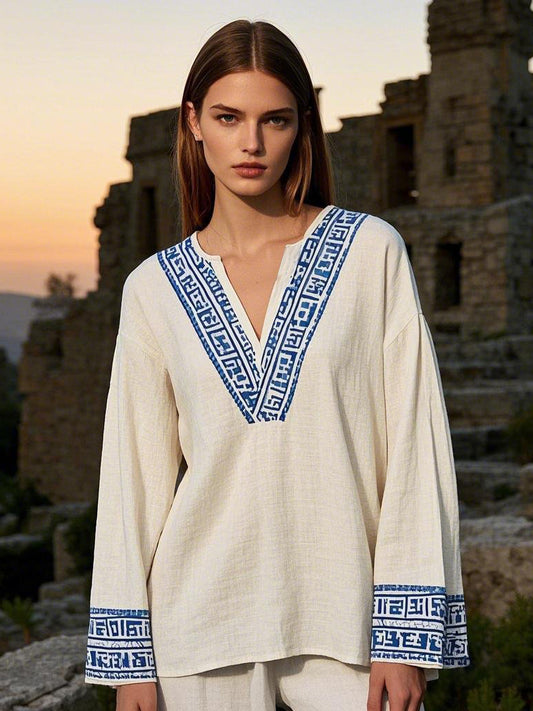 Vintage Inspired Blouse with a Contemporary Edge